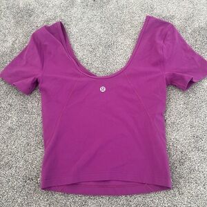 lululemon purple align top